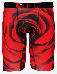 Ethika Roses Are Red The Staple Long Boxer Briefs No Pull