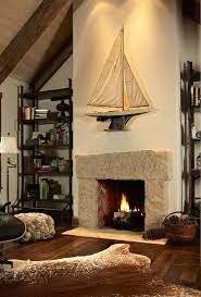Cottages Tiny Houses Fireplace