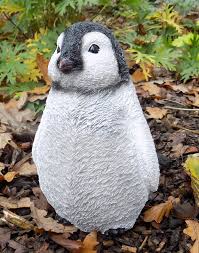 Large Baby Penguin Garden Ornament Uk