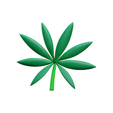 weed 3d rendering icon ilration