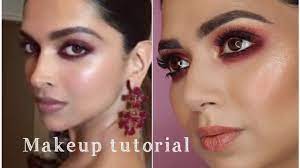 red smokey eye makeup tutorial