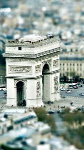Paris Arc De Triumph Tilt Shift