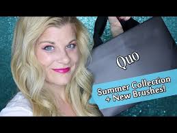 quo new makeup brushes try on