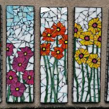 Projects Mosaic Artwork Mosaic Flowers