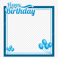 happy birthday frame vector hd png