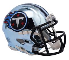 Nfl Tennessee Titans Chrome Alternate Speed Mini Helmet Unisex Fanatics Ebay