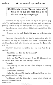 Kể lại câu chuyện “Cậu bé thông minh” bằng lời kể của em hoặc bằng lời kể  của một nhân vật trong truyện