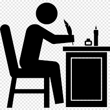 Its resolution is 600x1739 and it is transparent background and png format. Person Holding Pen Illustration Writing Writer Write Away Computer Icons Essay Writer Author Silhouette Png Pngegg