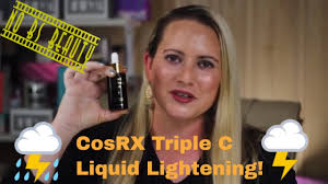 Cosrx Triple C Lightening Liquid Review Youtube
