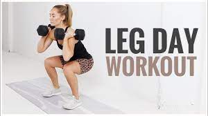 leg day strength workout for lean