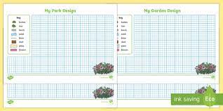 Free Garden Park Design Sheets