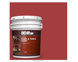 Behr Barn 26 Fence Paint Barn Red