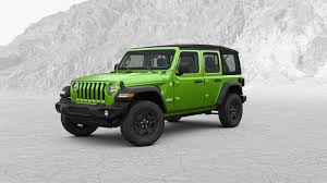 What Are The 2018 Jeep Wrangler Colors