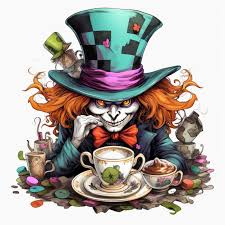 mad hatter tea party png clipart