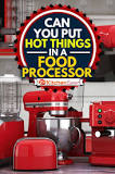 What should you not put in a food processor?