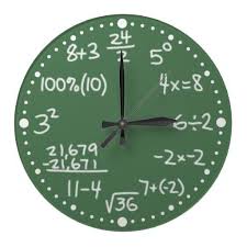 math clock clock mathematical equations
