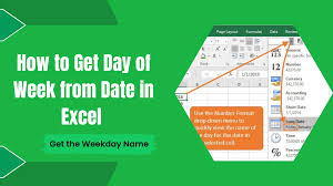 date in excel get the weekday name
