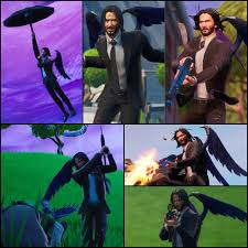 Although they don't impact gameplay players who have the john wick skin can pose an intimidating figure, as it's seen as a symbol of their experience and commitment to the game. They Call Him Baba Yaga John Wick Damaged Dark Wings Trusty No 2 One Shot Fortnitefashion