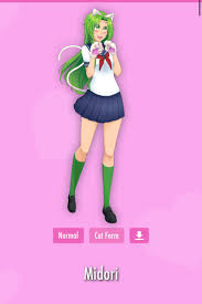 Midori is now on the character page! (With info!) : r/yandere_simulator
