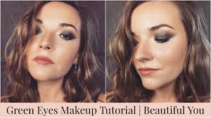 green eyes makeup tutorial beautiful