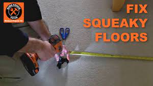 fix squeaky floors with the squeeeeek