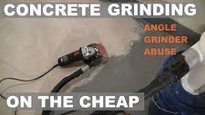 concrete grinding with harbor freight