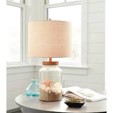 I Confess Vi Clear Glass Table Lamp