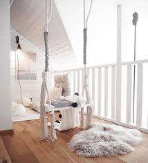 Soft and feminine bedroom swing by anthropologie. Swinging And Rocking In A Kids Room By Kids Interiors