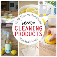 15 all natural homemade lemon cleaning