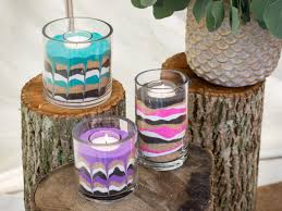 Sand Art for Grown Ups: How to Make Sand Art Candles HGTV s