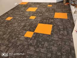 carpet tiles are spe yellow forest