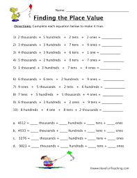 Place Value Worksheets Have Fun Teaching