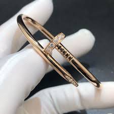 clou nail bracelet 18k rose gold