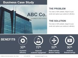 Business Case Study Template Ppt Template Presentation