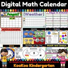 Digital Math Calendar For Google Slides Kookoo Kinder