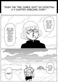 Why one punch man webcomic stopped