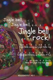 Print off the jingle bells very easy piano sheet music by clicking here or on the image below. Jingle Bell Rock Bobby Helms Glee Letter Notes For Beginners Music Notes For Newbies
