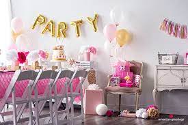 pink and gold engagement party ideas