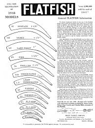 1948 Helin Flatfish Insert The Helin Tackle Company Collector