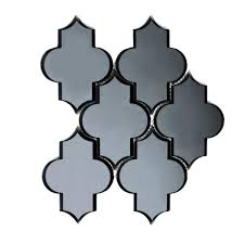 Mosaic tile backsplash suit any type of cuisine and motif like modern kitchen, traditional cuisine and timeless mediterranean or country style kitchens. Abolos Blue Gray Mosaic 4 In X 6 In Reflective Glass Mirror Mesh Mounted Decorative Bathroom Wall Backsplash Tile 5 Sq Ft Hmdrefslt Gr The Home Depot