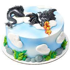 Dragon Cake Design gambar png