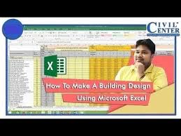 g 1 building design using ms excel ll