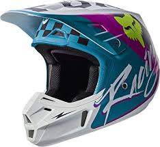 Fox Racing Rohr Adult V2 Motocross Motorcycle Helmets Teal 2x Large