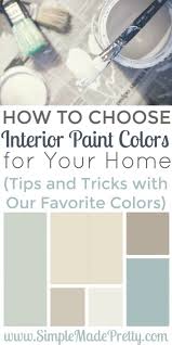 how to choose interior paint colors for