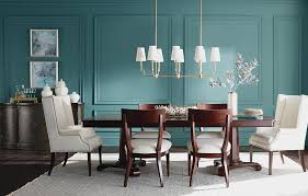 gourmet glamorous formal dining room