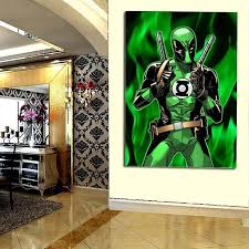 Deadpool In Green Lantern Costume 1pc