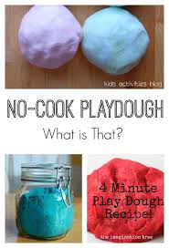 no cook playdough science lab