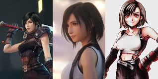 ff7 remake s tifa with short hair