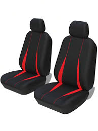 Red Polyester Car Seat Cover Shein