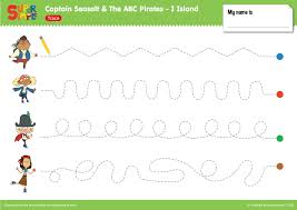 These worksheets help your kids learn to recognize and write letters in both lower and upper case. Captain Seasalt And The Abc Pirates I Trace Super Simple